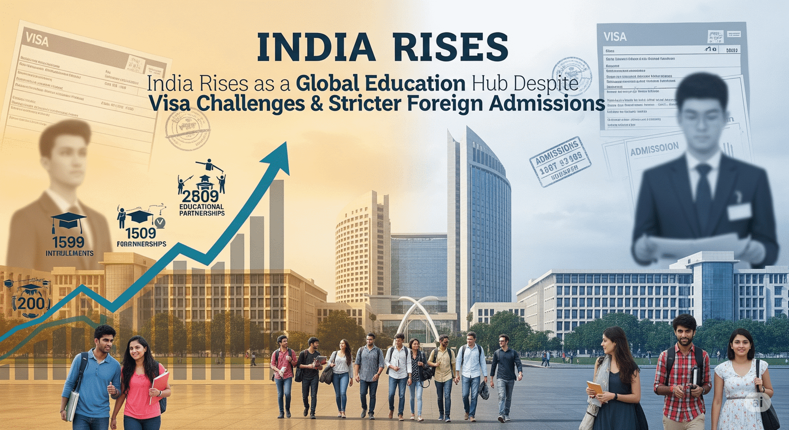 India Rises as a Global Education Hub Despite Visa Challenges ...